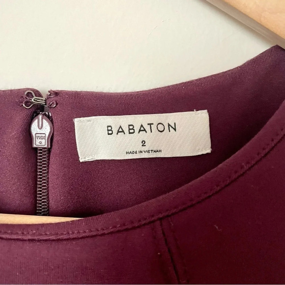Aritzia Babaton Miguel Dress  Plum - Picture 7 of 9